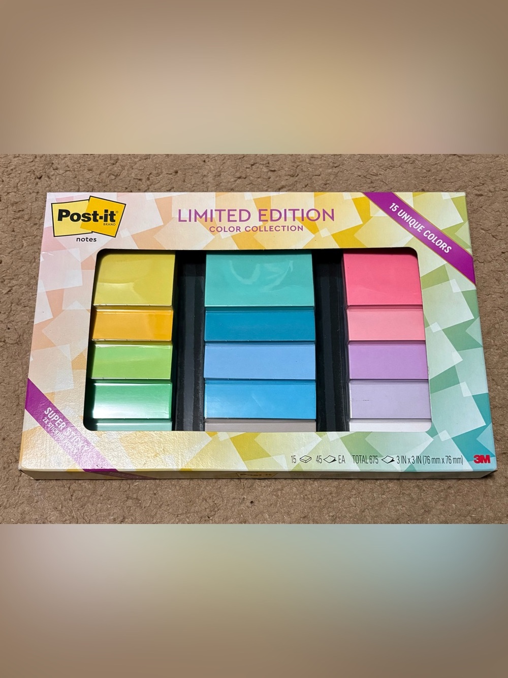 Post-it Limited Edition Color Collection and Pastel Color Sticky Notes & Tabs - Picture 2 of 8
